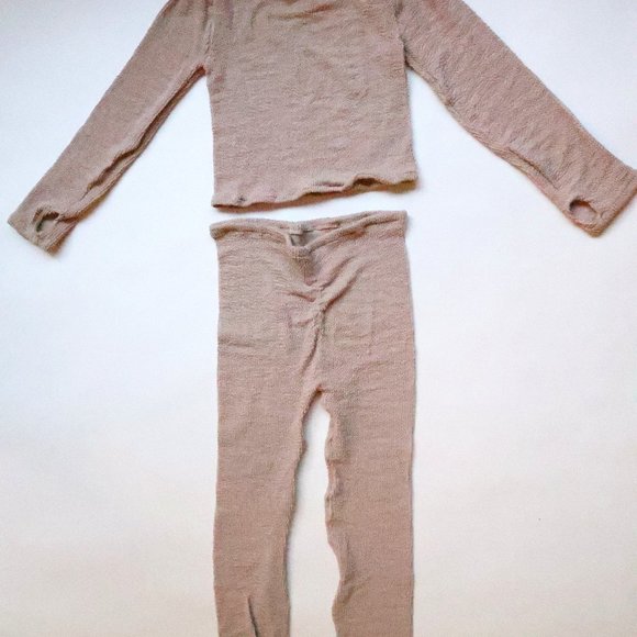 Boho Rose Two piece ruched legging lounge set w/ thumb hole sleeves - Size XS - Picture 1 of 3